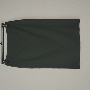 VTG vintage designer Esprit de Corp sz 7/8 green pencil skirt